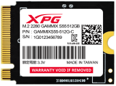 SSD-накопитель Adata XPG GAMMIX S55 (SGAMMIXS55-512G-C) [512 ГБ, M.2-2230, PCI-E, 5000/3000 МБ/с, TLC]