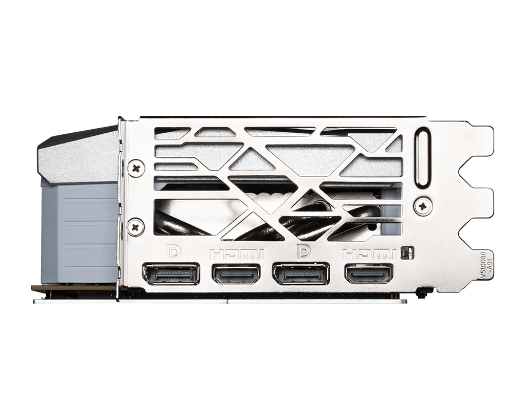 Видеокарта MSI GEFORCE RTX 4080 SUPER 16G GAMING X SLIM WHITE [16 ГБ, GDDR6X, 256 бит, HDMI (2 шт), DisplayPort (2 шт)]