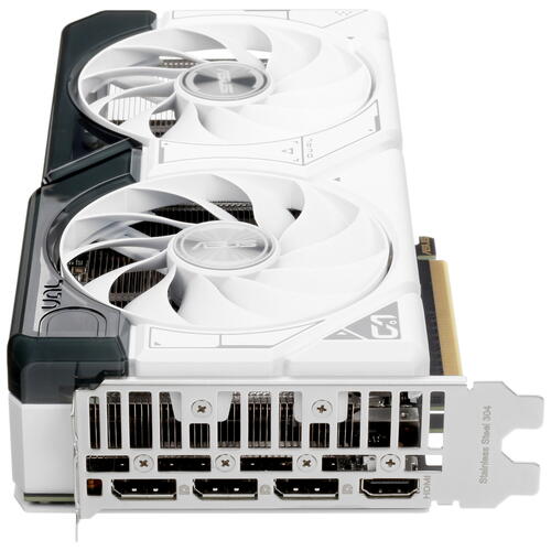 Видеокарта Asus Dual GeForce RTX 4060 OC (DUAL-RTX4060-O8G-WHITE) [8 ГБ, GDDR6, 128 бит, 2505 МГц, HDMI, DisplayPort (3 шт)]