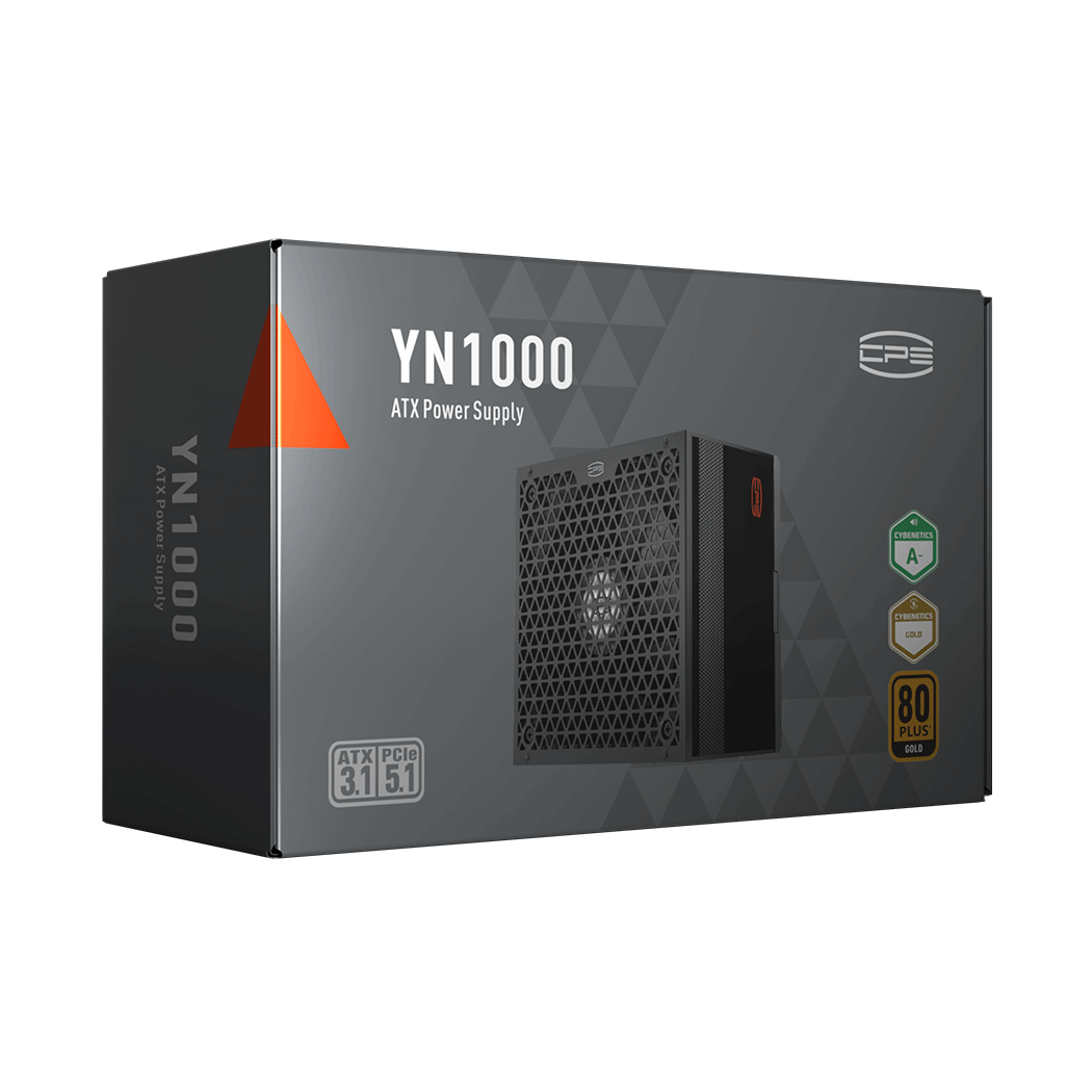 Блок питания PCCooler YN1000 [1000 Вт, 80 PLUS Gold, 3x SATA, 3x 6+2 pin PCIe, 2x 4+4 pin CPU, ATX]