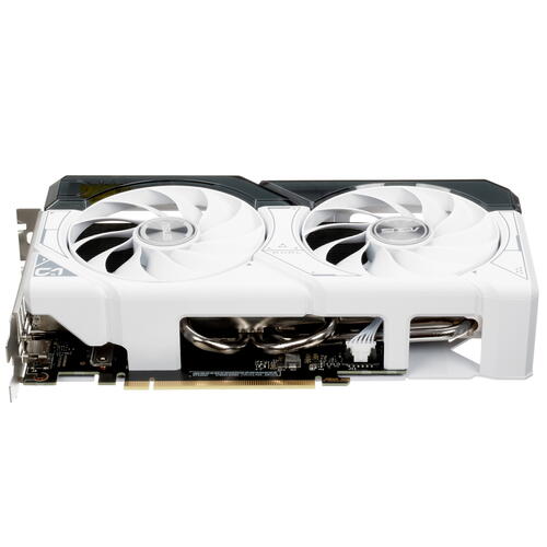 Видеокарта Asus Dual GeForce RTX 4060 OC (DUAL-RTX4060-O8G-WHITE) [8 ГБ, GDDR6, 128 бит, 2505 МГц, HDMI, DisplayPort (3 шт)]