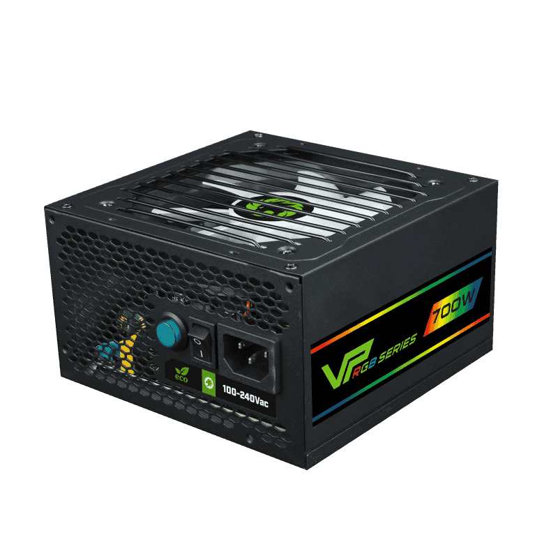 Блок питания GameMax VP-700-RGB-M [700 Вт, 80 PLUS Standart, 5x SATA, 2x 6+2 pin PCIe, 1x 4+4 pin CPU, EPS12V]