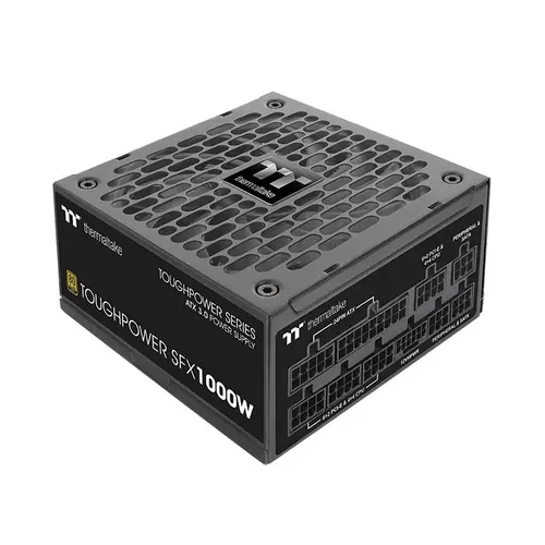Блок питания Thermaltake SFX 750W (PS-STP-0750FNFAGE-1) [750 Вт, 80 PLUS Gold, 8x SATA, 2x 6+2 pin, 1x 16 pin (12VHPWR) PCIe, 2x 4+4 pin CPU, SFX]